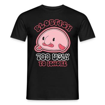 Biologiste marin Poissons d’eau profonde Blob Océan - T-shirt homme - noir - Devant - AI Model Male 178 light (178cm)