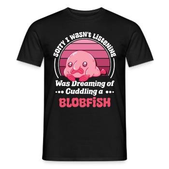 Meeresbiologe Tiefseefisch Blobfisch Ozean - Männer T-Shirt - Schwarz - Vorne - AI Model Male 178 light (178cm)