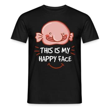 Meeresbiologe Tiefseefisch Blobfisch Ozean - Männer T-Shirt - Schwarz - Vorne - AI Model Male 178 light (178cm)