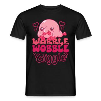Meeresbiologe Tiefseefisch Blobfisch Ozean - Männer T-Shirt - Schwarz - Vorne - AI Model Male 178 light (178cm)
