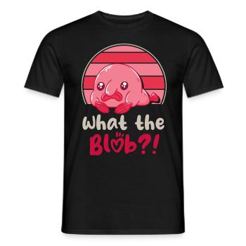Meeresbiologe Tiefseefisch Blobfisch Ozean - Männer T-Shirt - Schwarz - Vorne - AI Model Male 178 light (178cm)