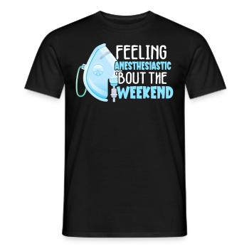Anesthesiologist Anesthesiology - Men's T-Shirt - black - Front - AI Model Male 178 light (178cm)