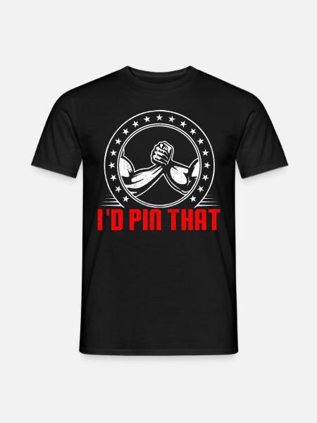 Bras de fer - T-shirt homme - noir