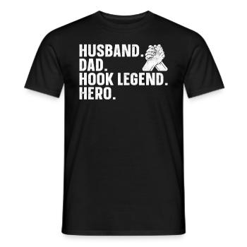 Armdrücken Armdrücker - Männer T-Shirt - Schwarz - Vorne - AI Model Male 178 light (178cm)