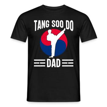 Cadeau Tang Soo Do - T-shirt homme - noir - Devant - AI Model Male 178 light (178cm)