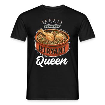 Indisches Essen Feinschmecker, Biryani, Liebhaber, - Männer T-Shirt - Schwarz - Vorne - AI Model Male 178 light (178cm)