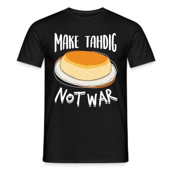 Cadeaux pour les gourmets de Thadig - T-shirt homme - noir - Devant - AI Model Male 178 light (178cm)