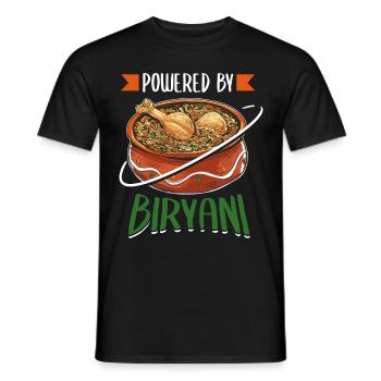 Indisches Essen Feinschmecker, Biryani, Liebhaber, - Männer T-Shirt - Schwarz - Vorne - AI Model Male 178 light (178cm)