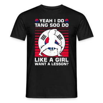 Tang Soo Do Cadeau - T-shirt homme - noir - Devant - AI Model Male 178 light (178cm)