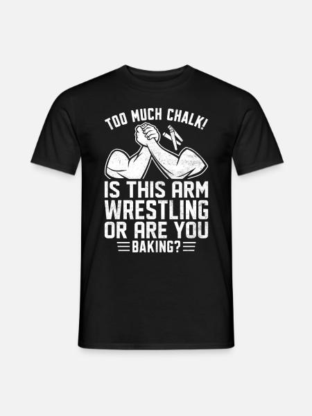 Arm wrestler - Men's T-Shirt - black