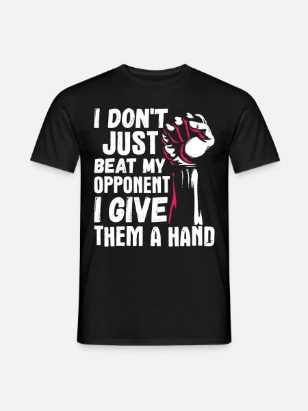 Arm wrestling arm wrestler - Men's T-Shirt - black