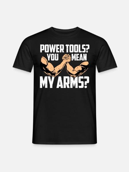 Bras de fer - T-shirt homme - noir