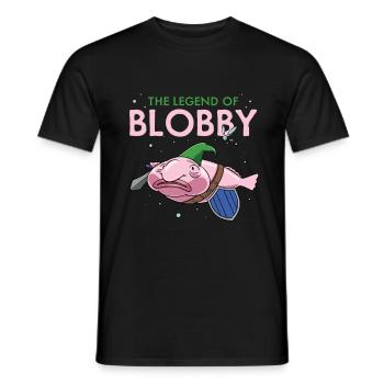 Rpg-design Für Einen Blobfish-liebhaber - Männer T-Shirt - Schwarz - Vorne - AI Model Male 178 light (178cm)