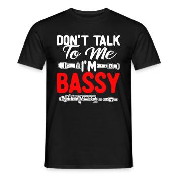 Fagott Fagottist - Männer T-Shirt - Schwarz - Vorne - AI Model Male 178 light (178cm)