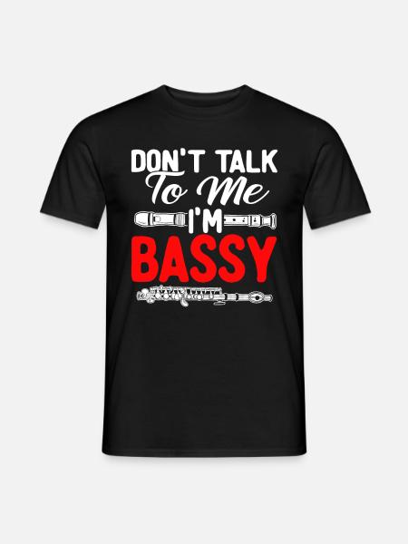 Bassoon bassoonist - Men's T-Shirt - black