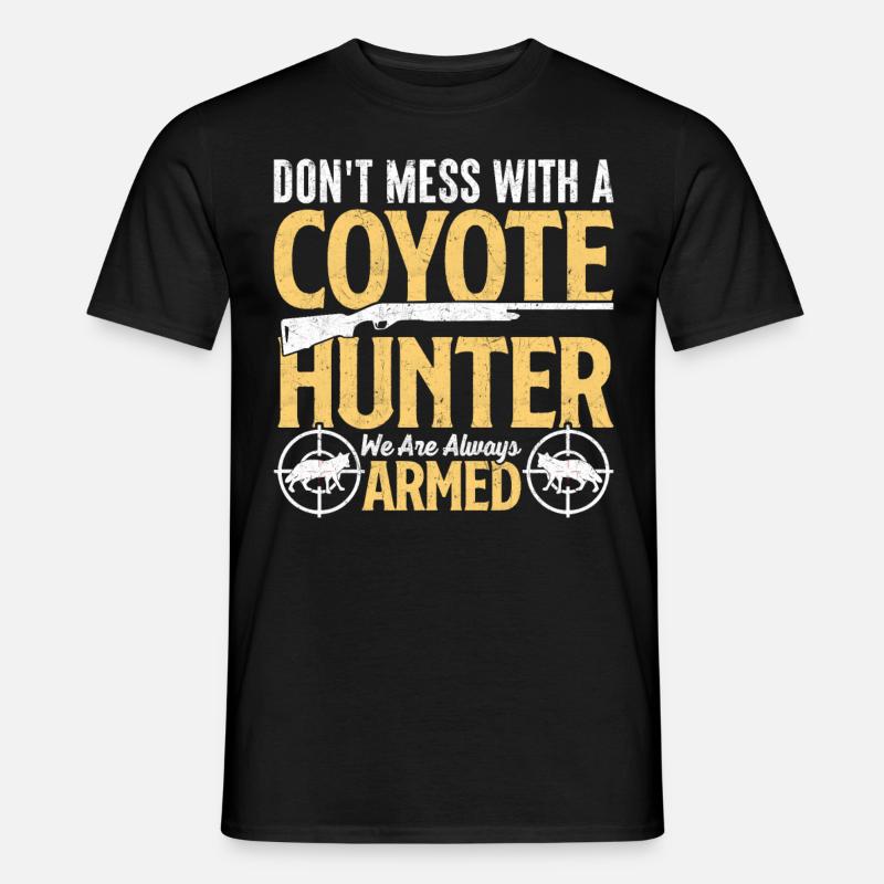 Kojotenjagd Yote - Männer T-Shirt - Schwarz