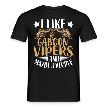 Snake owners - Men's T-Shirt - black - Front - AI Model Male 178 light (178cm)