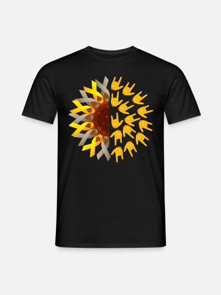 Deaf Pride ASL - Men's T-Shirt - black