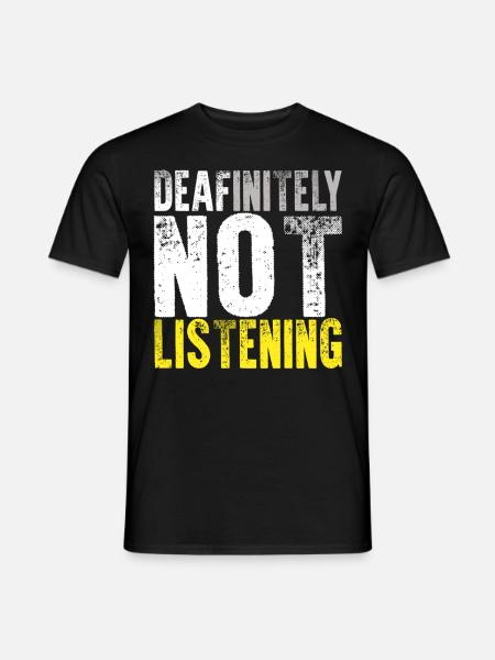 Fierté sourde en ASL Langue des signes - T-shirt homme - noir