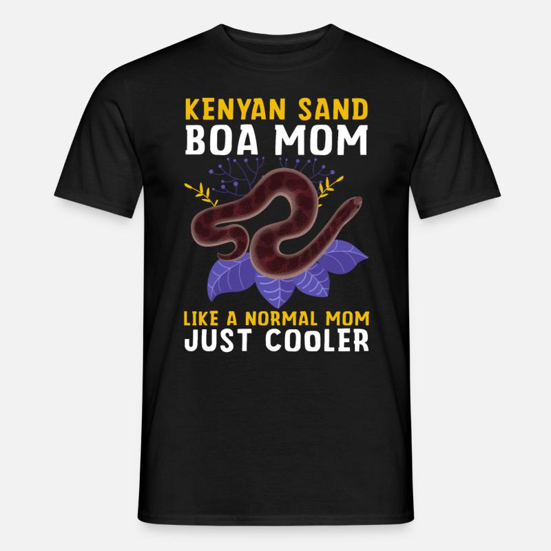 Schlangenbesitzer - Männer T-Shirt - Schwarz