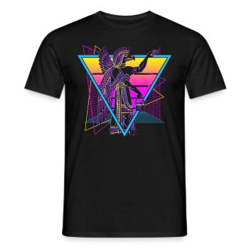 Anunnaki Ancient Sumerians Babylonians Assyrians - Men's T-Shirt - black - Front - AI Model Male 178 light (178cm)