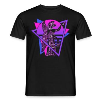 Anunnaki Ancient Sumerians Babylonians Assyrians - Men's T-Shirt - black - Front - AI Model Male 178 light (178cm)