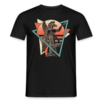 Anunnaki Ancient Sumerians Babylonians Assyrians - Men's T-Shirt - black - Front - AI Model Male 178 light (178cm)