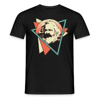 Karl Marx Socialisme socialiste Communiste - T-shirt homme - noir - Devant - AI Model Male 178 light (178cm)