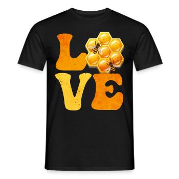 Imkerei Imker Honig Bienen Honig - Männer T-Shirt - Schwarz - Vorne - AI Model Male 178 light (178cm)