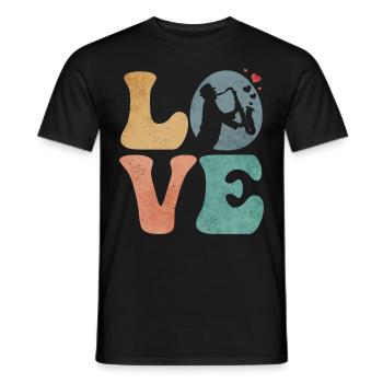 Musicien de musique blues - T-shirt homme - noir - Devant - AI Model Male 178 light (178cm)