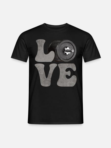 Bodybuilding Bodybuilder Weights - Men's T-Shirt - black