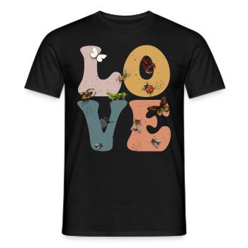 Beetle collecting beetle collectors Entomology - Men's T-Shirt - black - Front - AI Model Male 178 light (178cm)