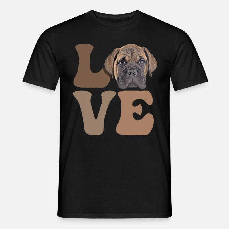Bullmastiff Hund - Männer T-Shirt - Schwarz