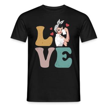 Cafeteria-Mitarbeiterin Lunch Lady - Männer T-Shirt - Schwarz - Vorne - AI Model Male 178 light (178cm)