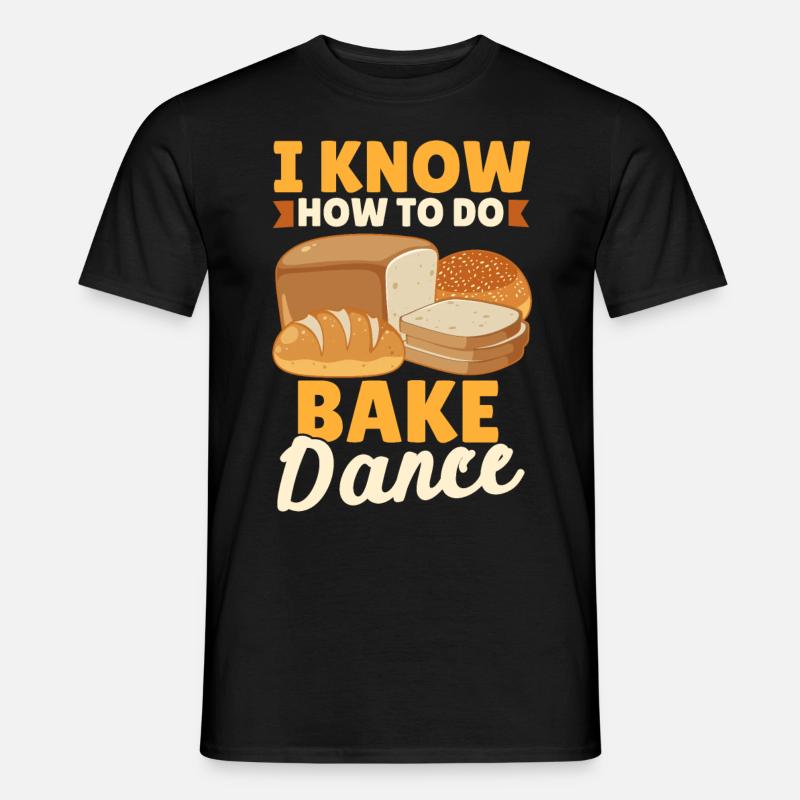 Funny bread baking baker - Men’s T-shirt - black