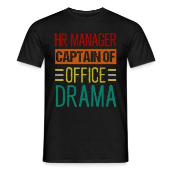 Beruf: Hr-manager Im Personalwesen - Männer T-Shirt - Schwarz - Vorne - AI Model Male 178 light (178cm)