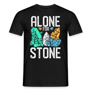 Lustige Gesteinsjagd Mineral Geologe - Männer T-Shirt - Schwarz - Vorne - AI Model Male 178 light (178cm)