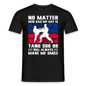 Cadeau Tang Soo Do - T-shirt homme - noir - Devant - AI Model Male 178 light (178cm)