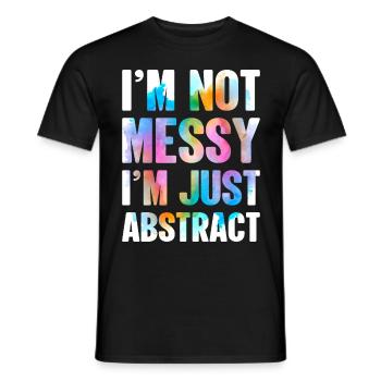 Peintre Toile Liquide Peinture Art Peinture - T-shirt homme - noir - Devant - AI Model Male 178 light (178cm)