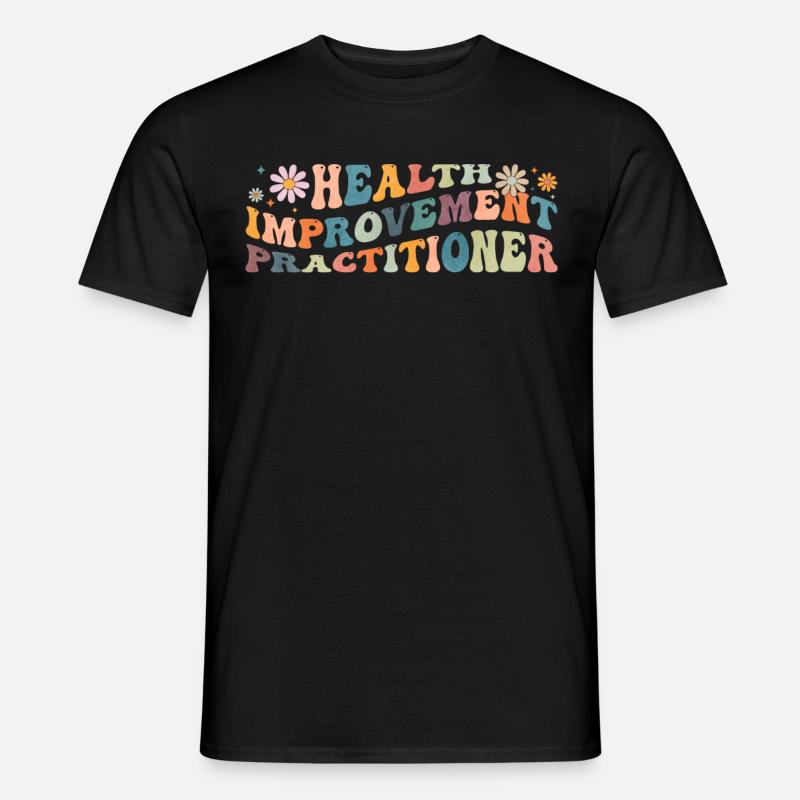 Groovy Health Improvement Practitioner - Männer T-Shirt - Schwarz