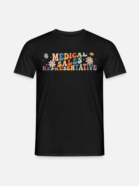 Groovy Medical Sales Representative - Men's T-Shirt - black