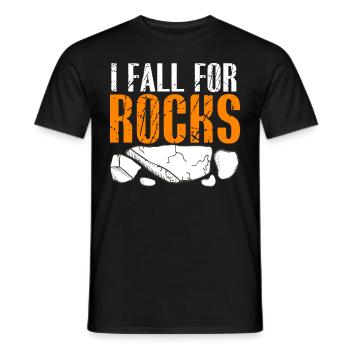 Lustige Gesteinsjagd Mineral Geologe - Männer T-Shirt - Schwarz - Vorne - AI Model Male 178 light (178cm)