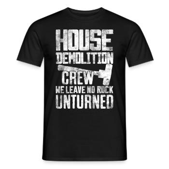 Démo amusante - T-shirt homme - noir - Devant - AI Model Male 178 light (178cm)