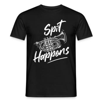 Mellophonist Musical Instrument Orchestra - Men's T-Shirt - black - Front - AI Model Male 178 light (178cm)