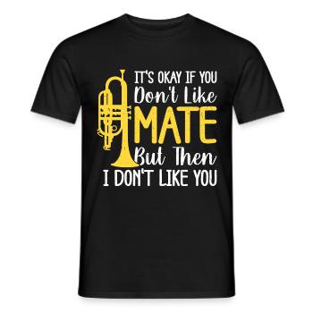 Mellophonist Musical Instrument Orchestra - Men's T-Shirt - black - Front - AI Model Male 178 light (178cm)