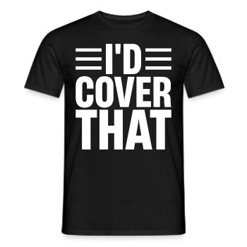 Lustiger Versicherungsmakler - Männer T-Shirt - Schwarz - Vorne - AI Model Male 178 light (178cm)