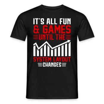 Drôle de courtier d’assurance - T-shirt homme - noir - Devant - AI Model Male 178 light (178cm)
