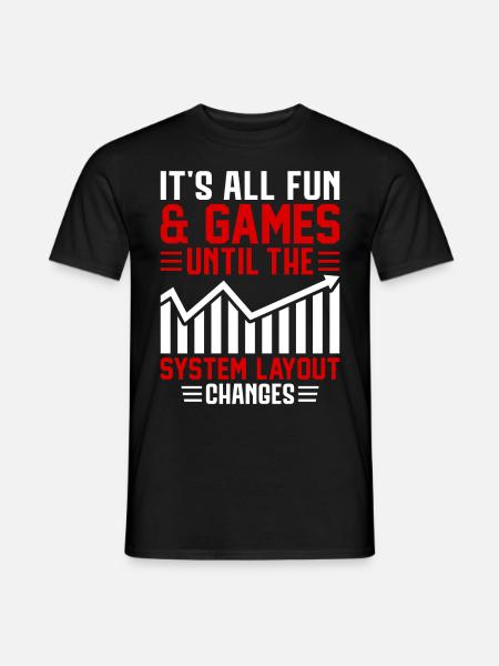 Funny insurance broker - Men's T-Shirt - black