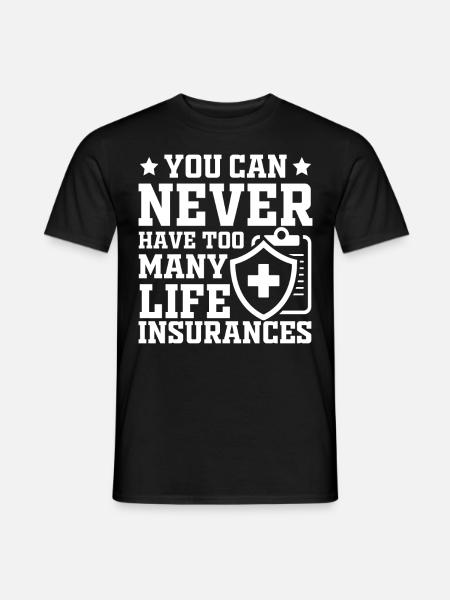 Funny Agent Broker - Men's T-Shirt - black