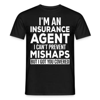 Weird broker - Men's T-Shirt - black - Front - AI Model Male 178 light (178cm)